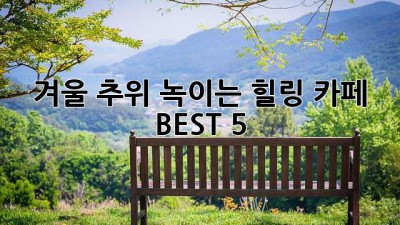 겨울 추위 녹이는 힐링 카페 BEST 5