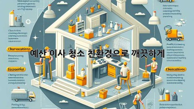 예산 이사 청소: 친환경으로 깨끗하게!
