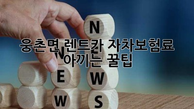 🚗 웅촌면 렌트카 자차보험료 아끼는 꿀팁! ✨